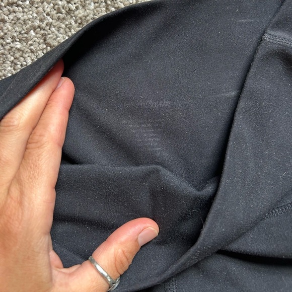 Colorfulkoala Black Women's biker Shorts with pockets high waisted - Picture 3 of 4